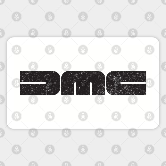 DMC - Delorean vintage logo Magnet by BodinStreet